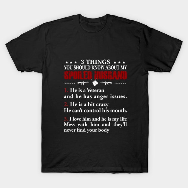 3 Things You Should Know About Veteran Husband T-Shirt by DaseShop